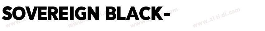 sovereign black字体转换